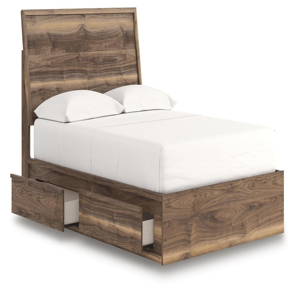Chirason Full Panel Bed with Storage (PCB3367-SI) - Image 3
