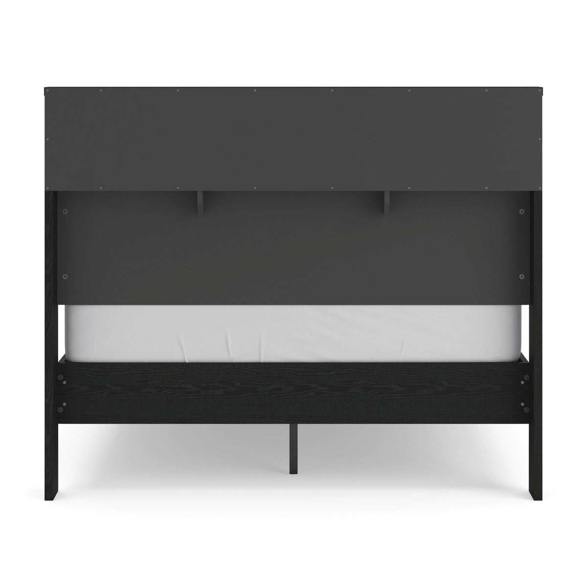 Kozmour Bookcase Complete Bed Frame - Black/Brown  (EB1460-SI) - Image 16