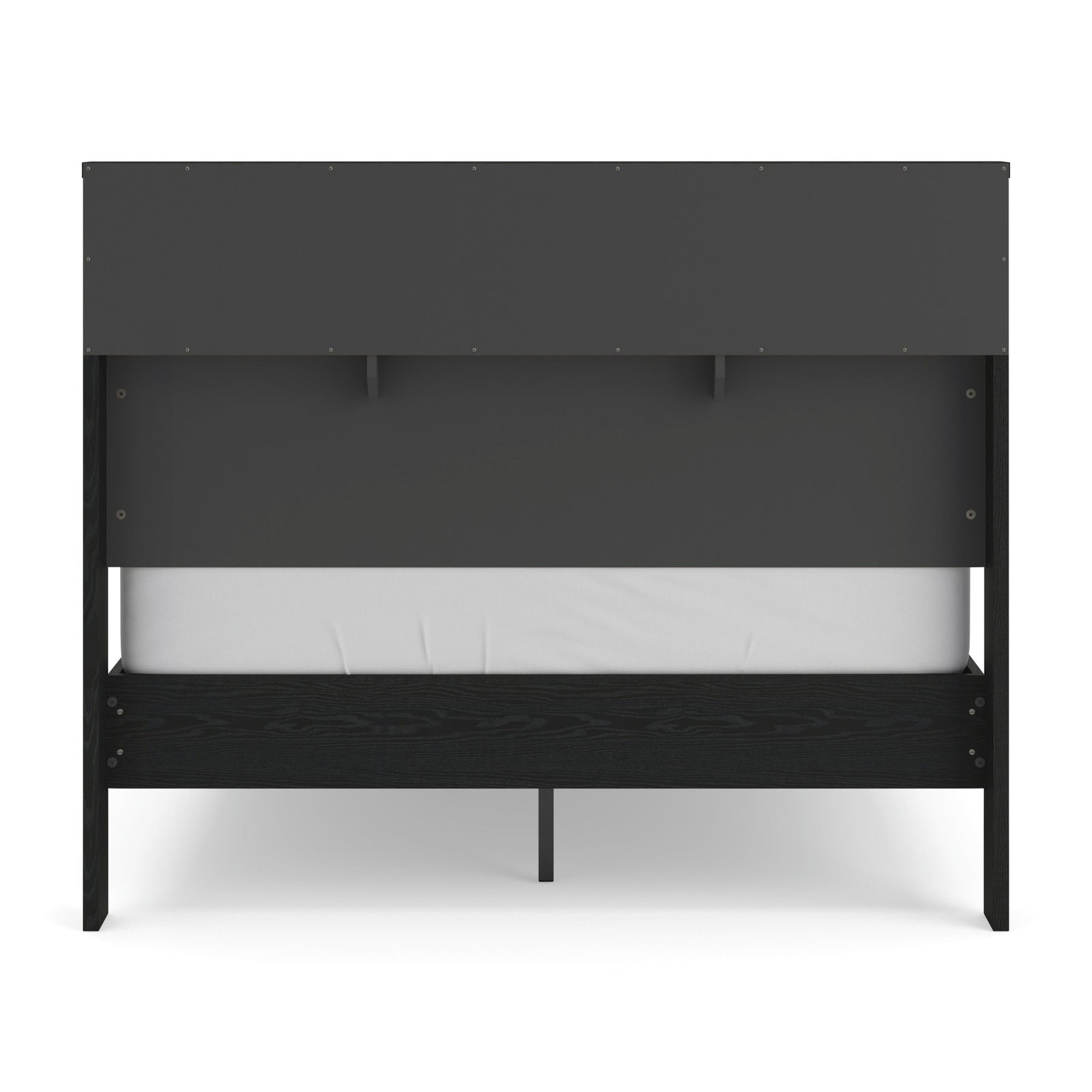 Kozmour Bookcase Complete Bed Frame - Black/Brown  (EB1460-SI) - Image 16