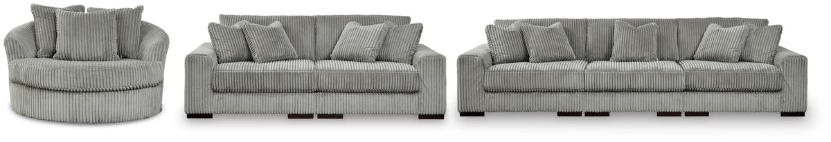 Lindyn Sofa, Loveseat and Oversized Chair (21105-SI)