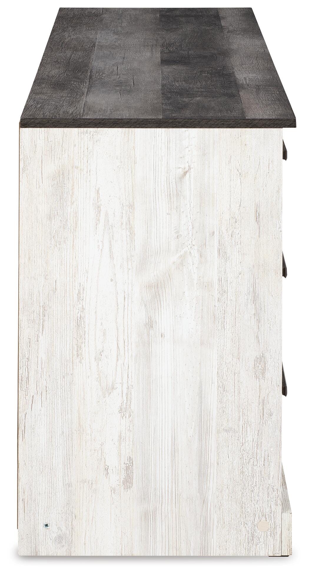 Shawburn Dresser - Whitewash/Charcoal Gray  (EB4121-SI) - Image 5