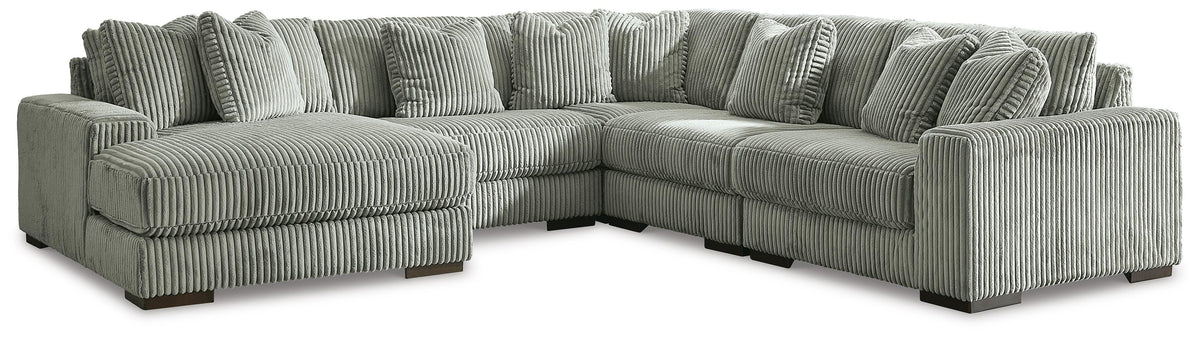 Lindyn 5-Piece Sectional with Chaise (21105-SI)