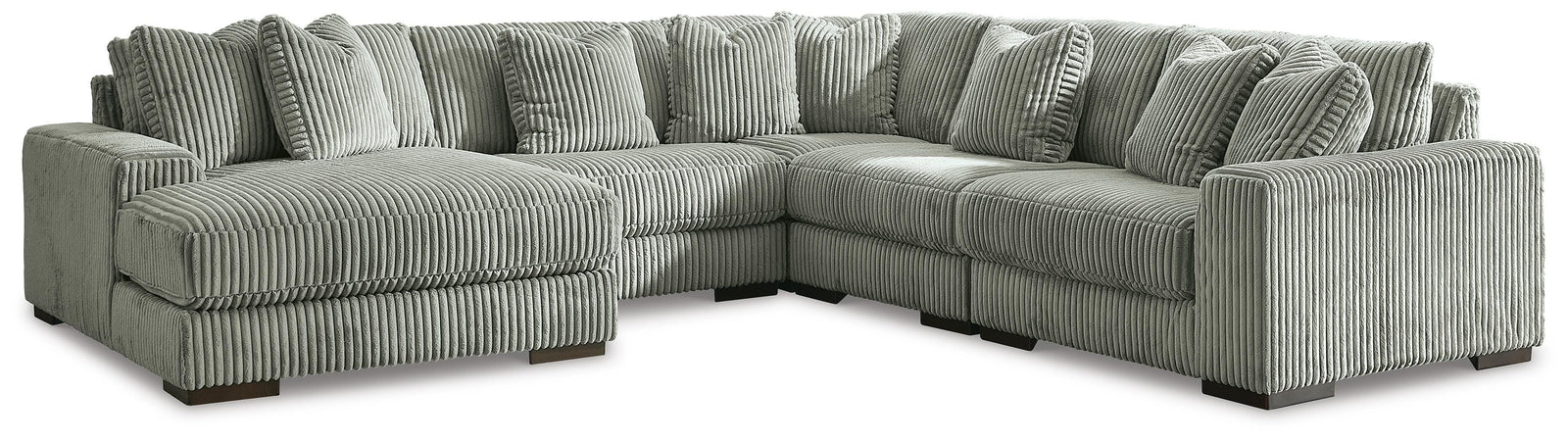 Lindyn 5-Piece Sectional with Chaise (21105-SI)