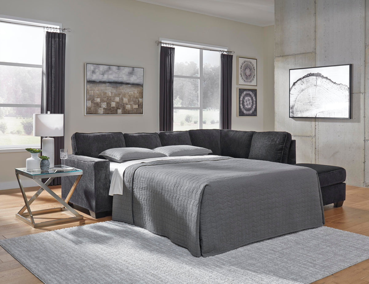 Altari 2-Piece Sleeper Sectional and Ottoman (87213-SI) - Image 5