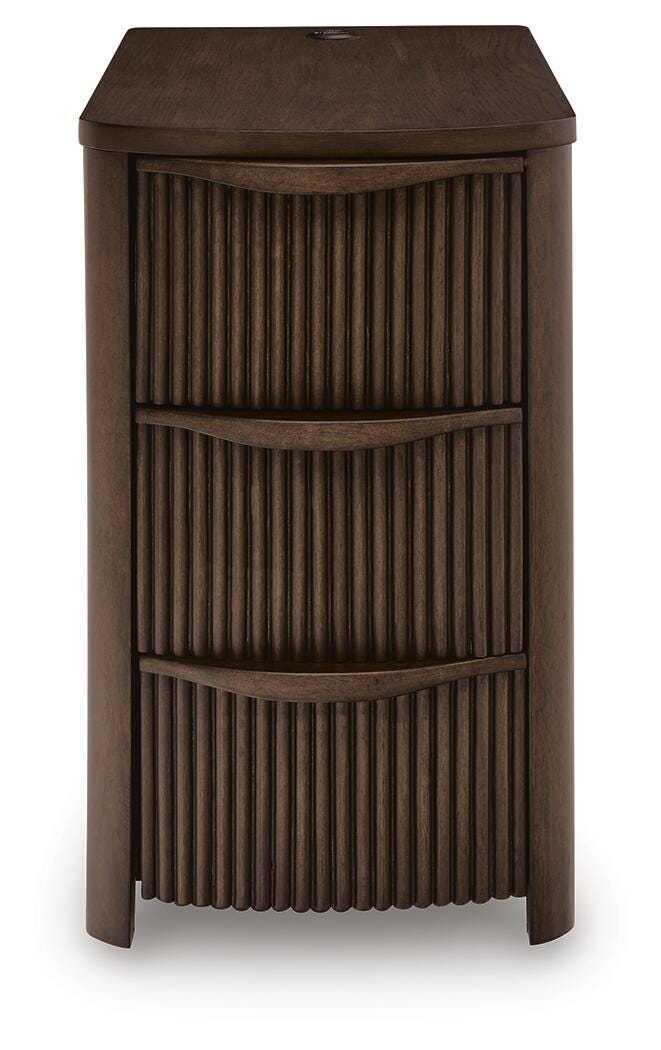 Camdill Chairside End Table - Dark Brown  (T208-SI) - Image 4