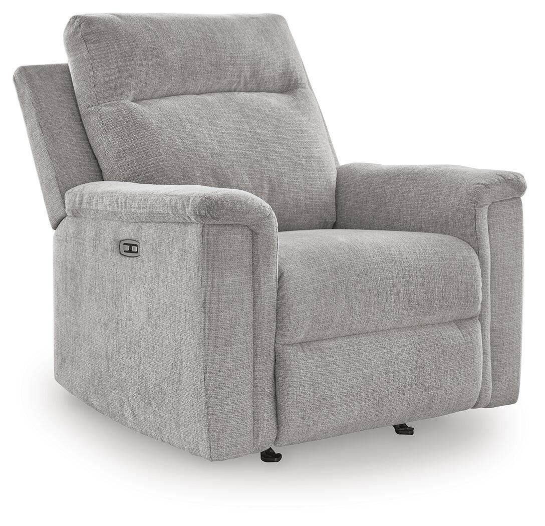 Barnsana Power Reclining Loveseat with Console (33201-SI) - Image 3