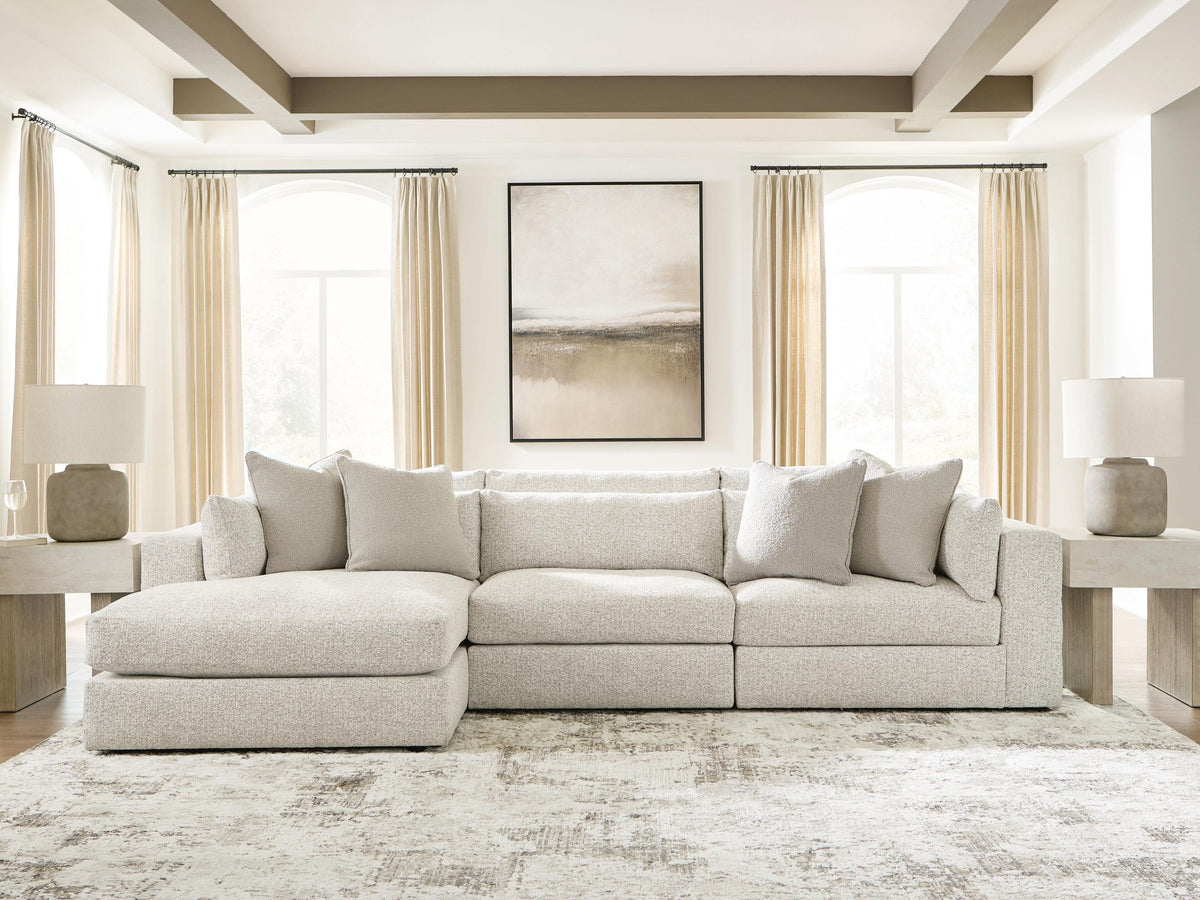 Ashbourne Estate 3-Piece Sectional with Chaise (PC66004-SI)