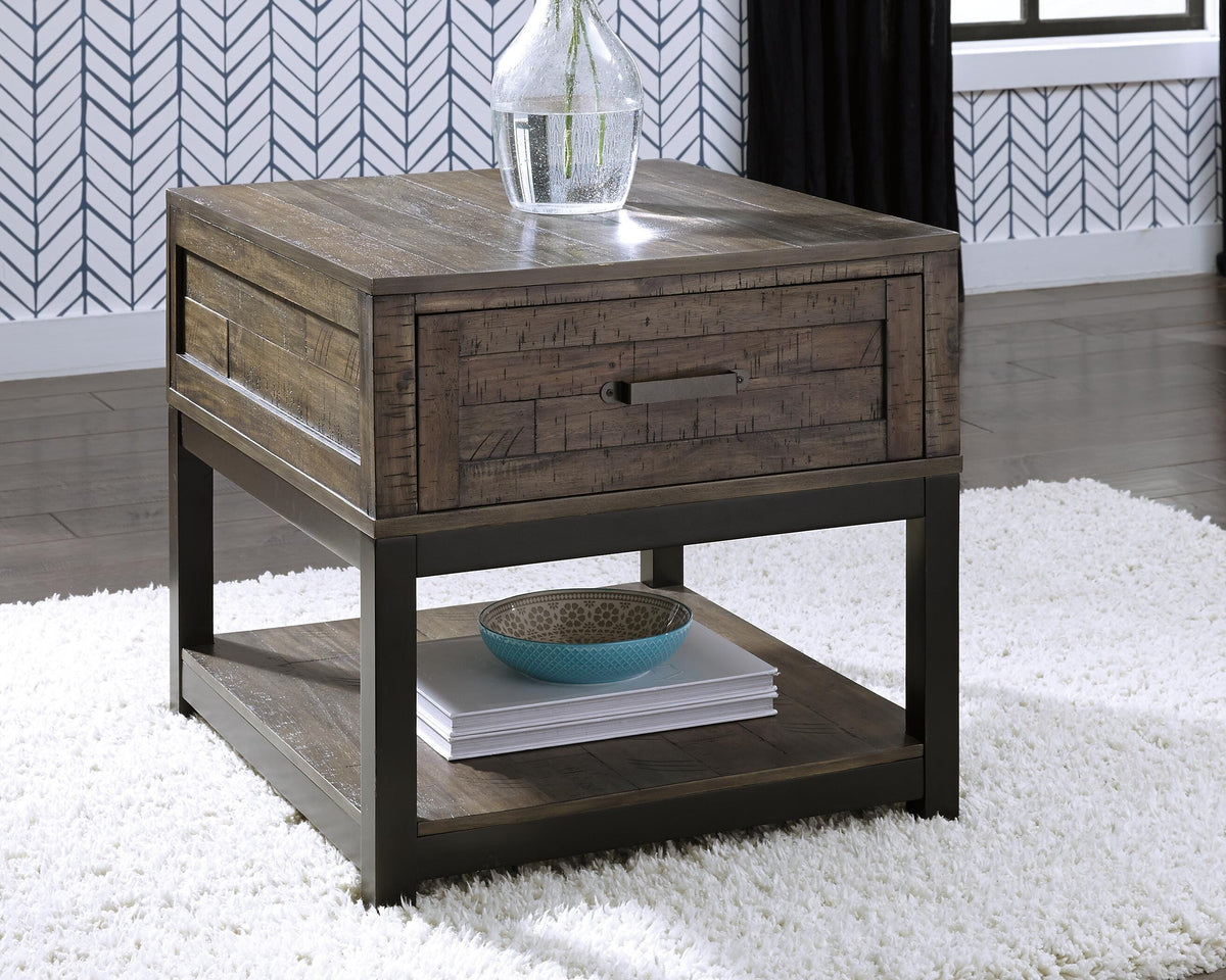 Johurst End Table - Grayish Brown  (T444-SI) - Image 2