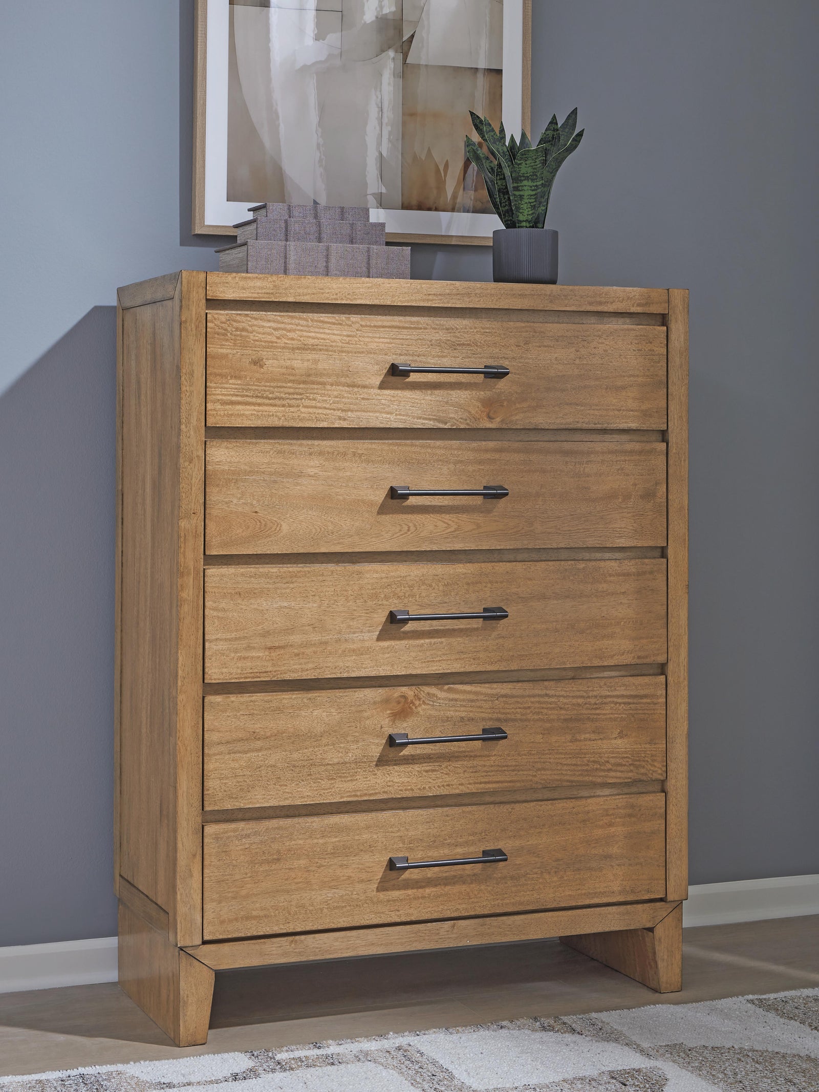 Sherbana Chest of Drawers - Light Brown  (B833-SI) - Image 2