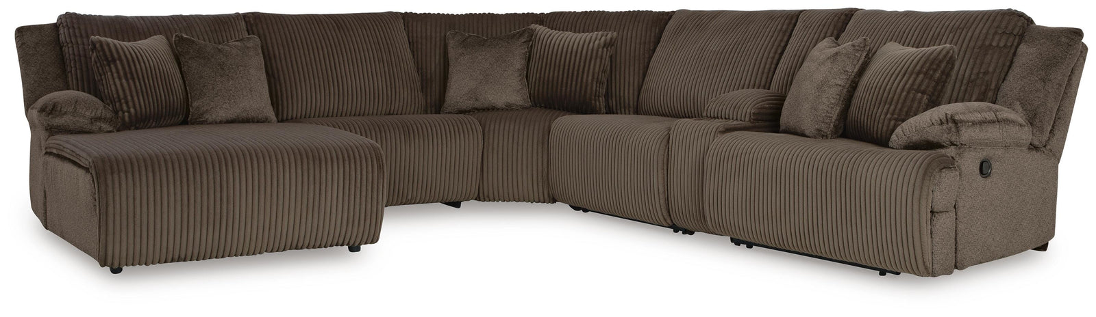 Top Tier 6-Piece Reclining Sectional with Chaise (92705-SI)