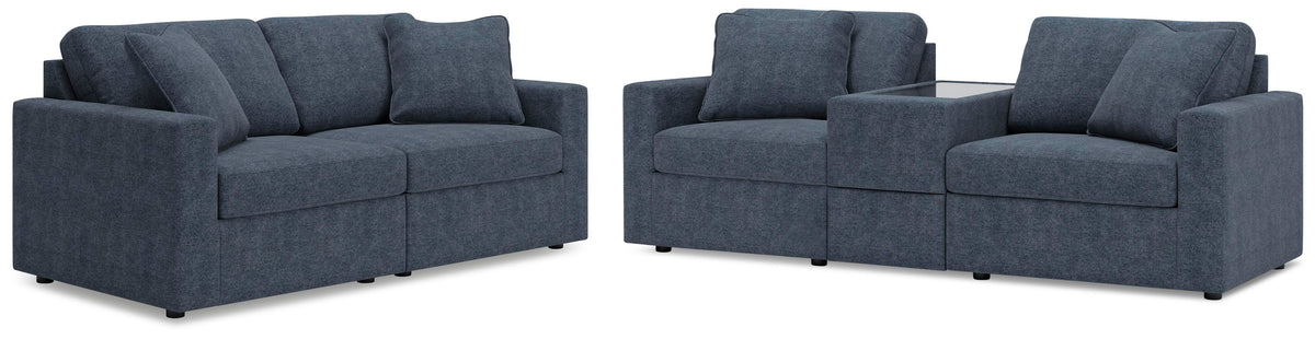 Modmax 3-Piece Sectional Sofa and 2-Piece Sectional Loveseat (92121-SI)