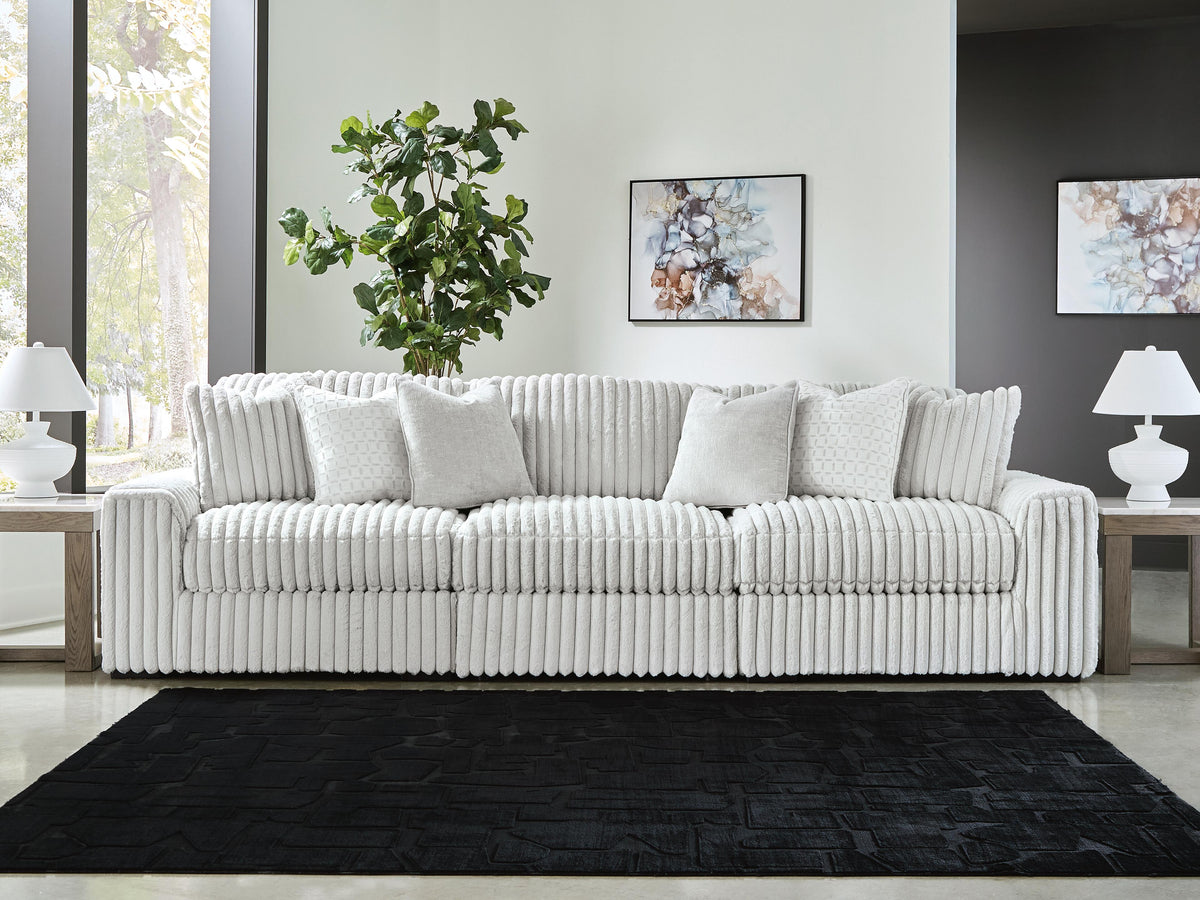 Stupendous 3-Piece Sectional Sofa (25903-SI)