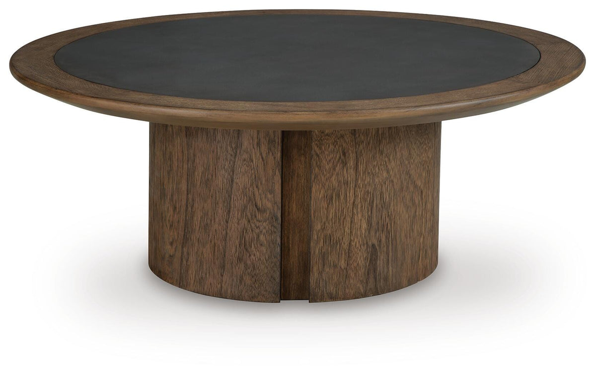 Dontayne Coffee Table - Warm Brown  (T563-SI) - Image 4