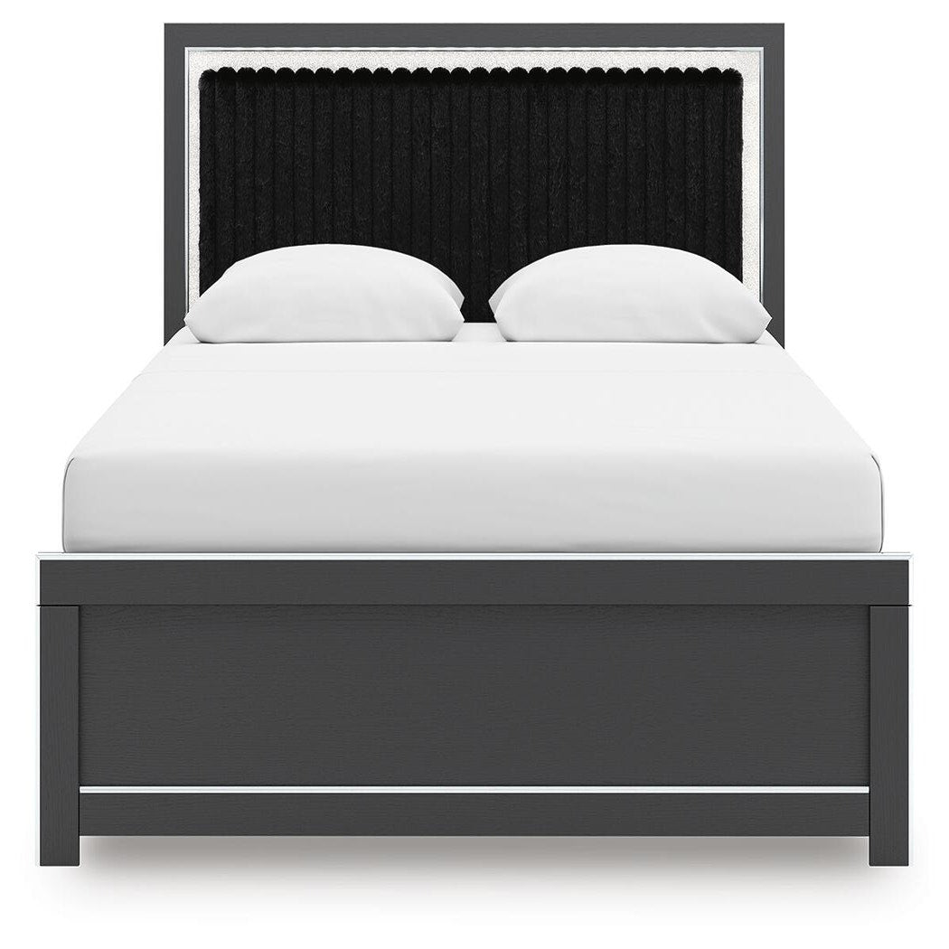 Zuraleus Queen Panel Bed, Dresser, Mirror and Nightstand (PCB3380-SI) - Image 9