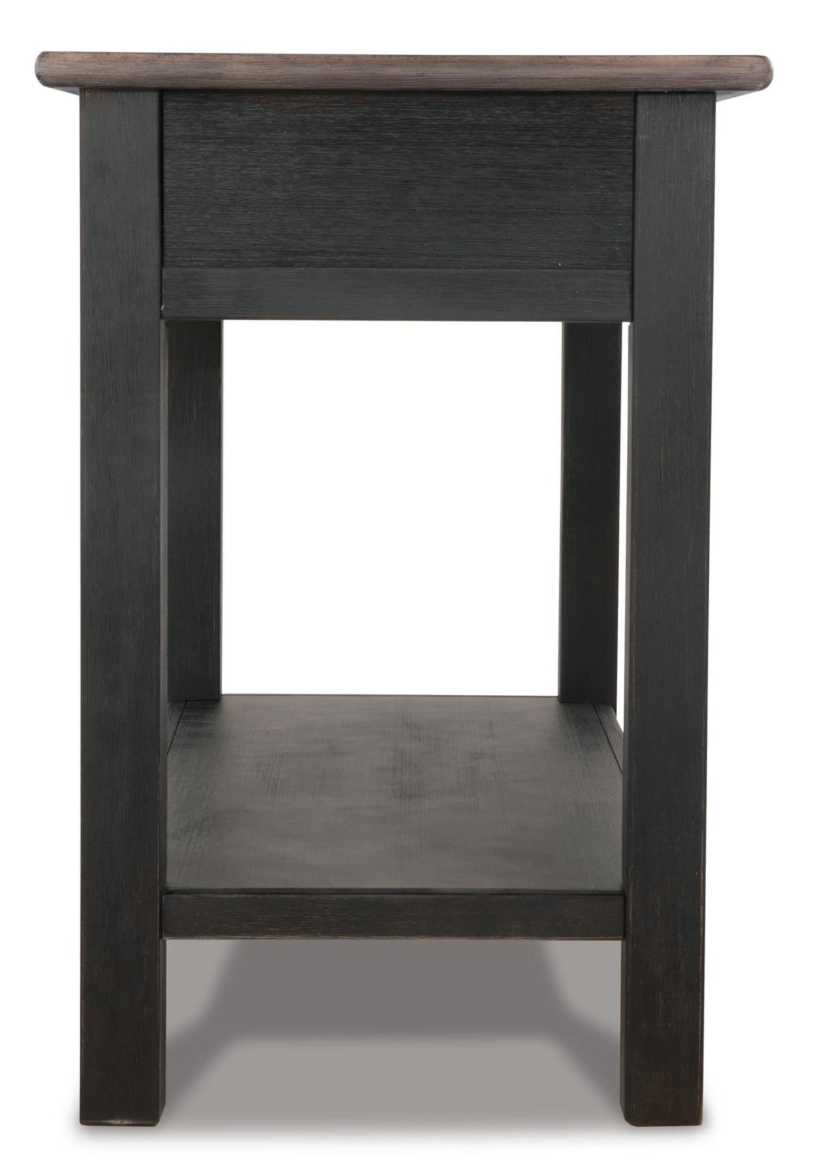Tyler Creek Sofa/Console Table - Grayish Brown/Black  (T736-SI) - Image 5
