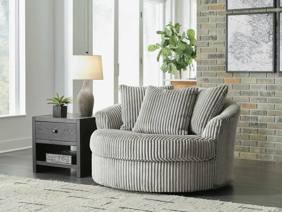 Lindyn Oversized Swivel Accent Chair (21105-SI) - Image 24