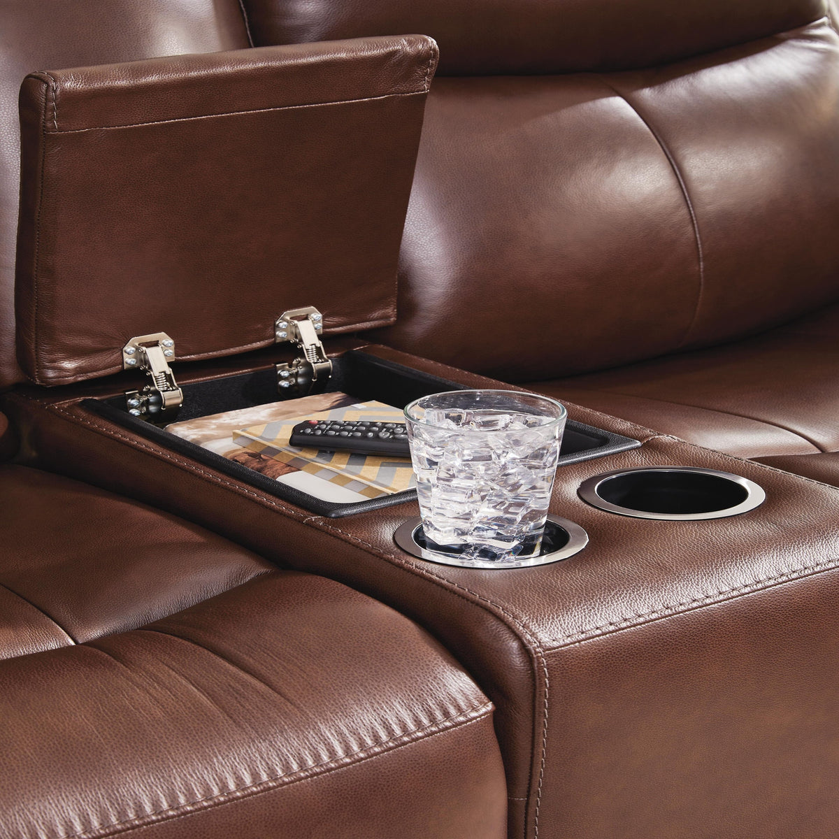 Bexhurst Power Reclining Loveseat with Console (PCU12102-SI) - Image 17