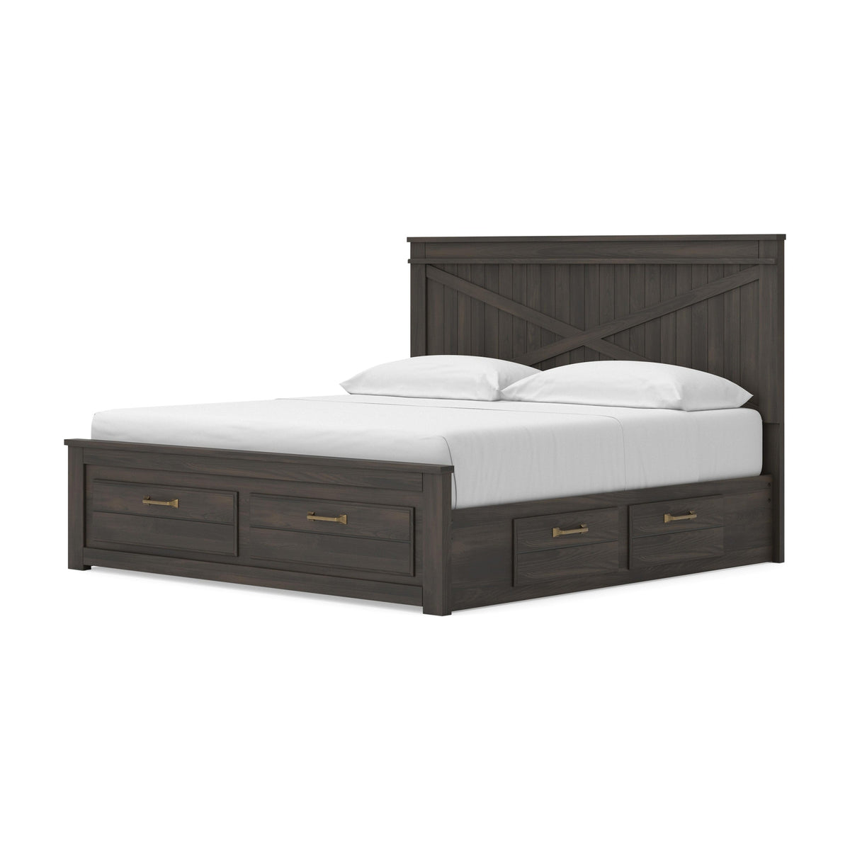 Vonitta Bay King Panel Storage Bed (PCB2648-SI) - Image 4