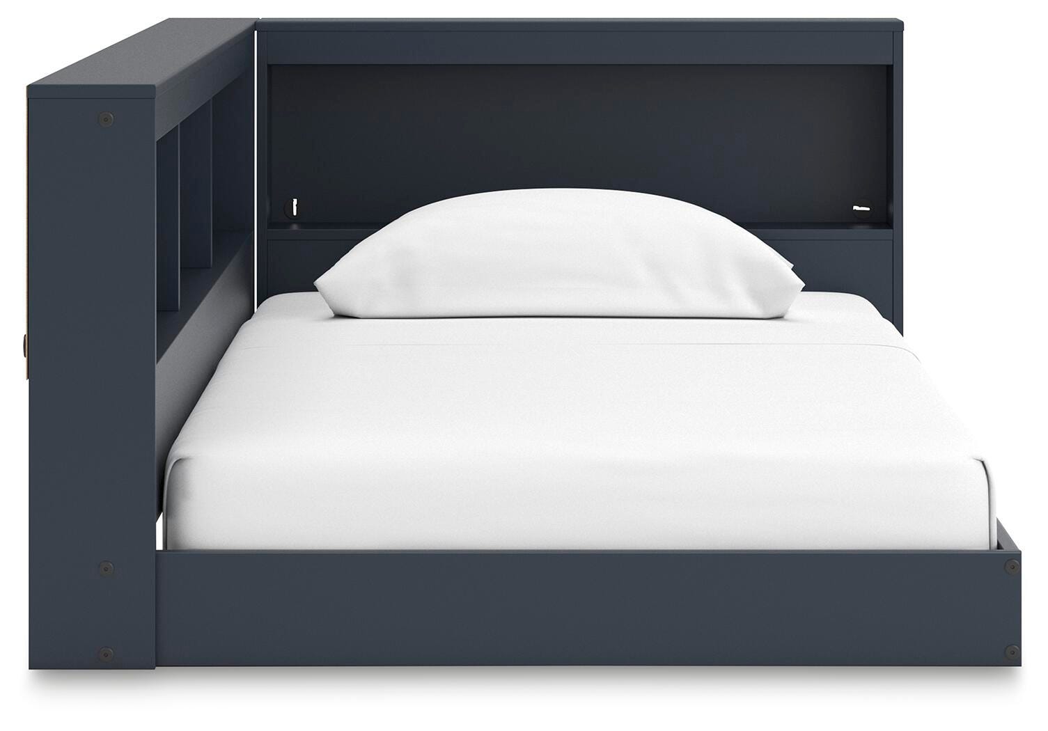 Simmenfort Bookcase Storage Bed (Youth) - Navy Blue  (EB1528-SI) - Image 4