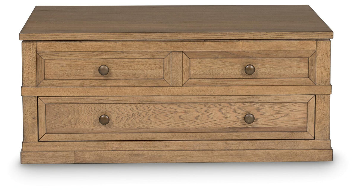Sharlance Lift-Top Coffee Table - Light Brown  (T655-SI) - Image 4