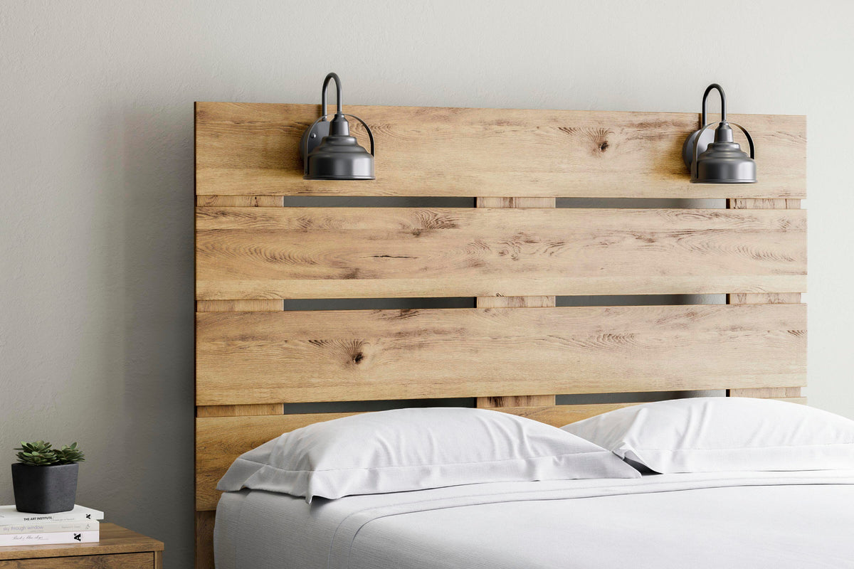 Larstin Panel Headboard - Tan Brown  (EB2712-SI) - Image 3