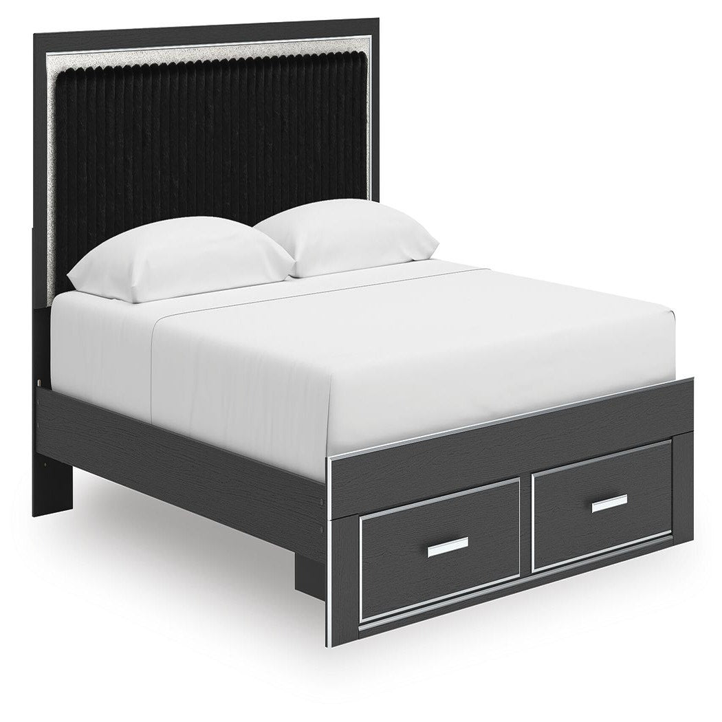 Zuraleus King Storage Bed, Dresser, Mirror, Chest and Nightstand (PCB3380-SI) - Image 18