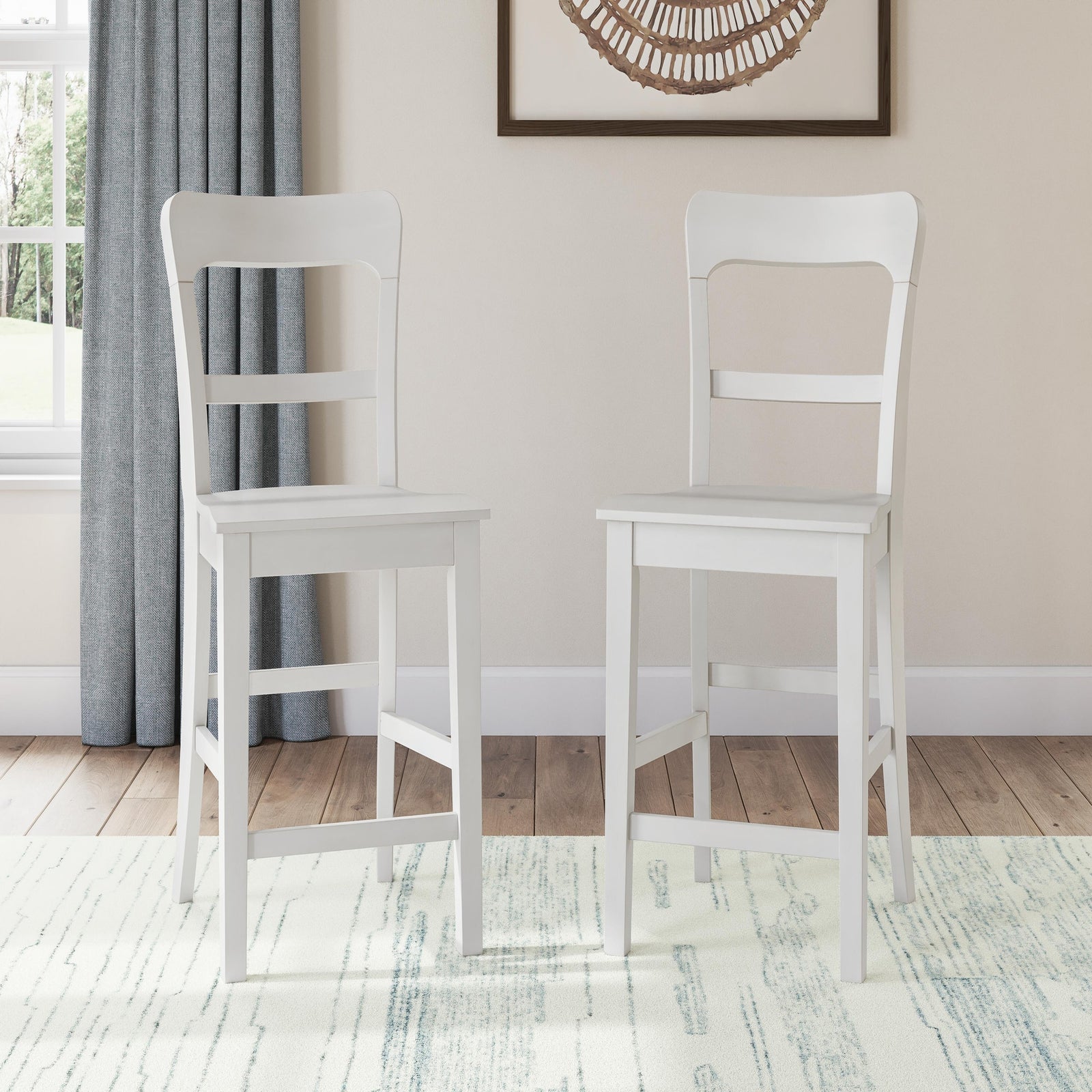 Greddinton Counter Height Dining Table and 6 Barstools (PCD824-SI) - Image 11
