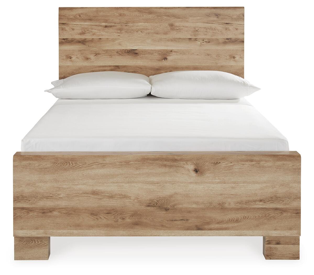 Hyanna Panel Bed, Dresser, Mirror and Nightstand - Tan Brown  (B1050-SI) - Image 6
