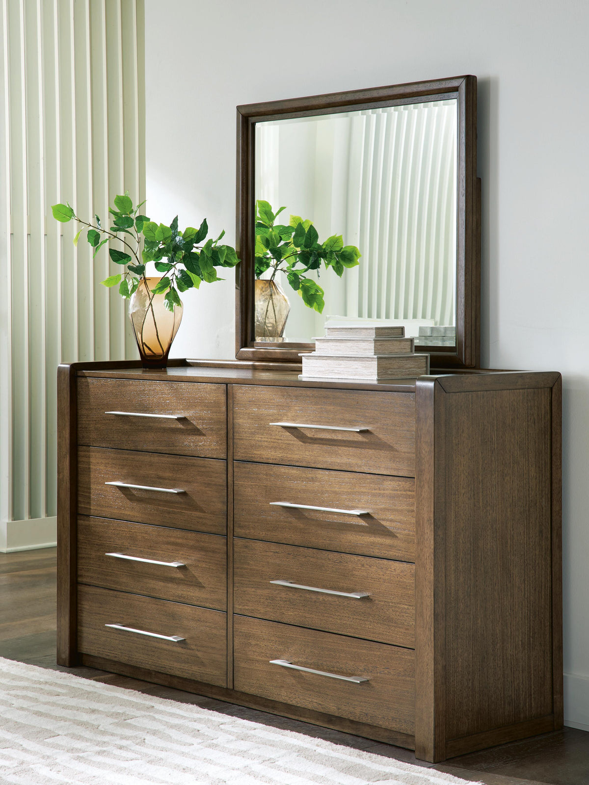 Marxmore Dresser and Mirror - Brown  (B863-SI) - Image 2