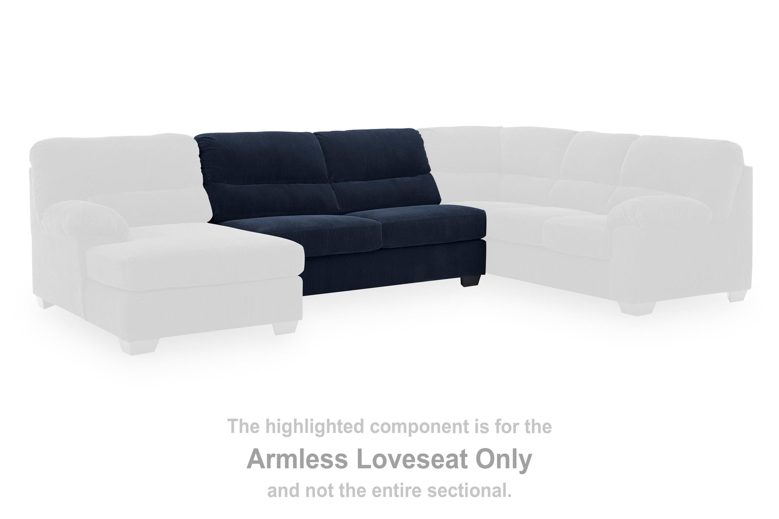 SimpleJoy Left-Arm Facing Sofa with Corner Wedge (24205-SI) - Image 31