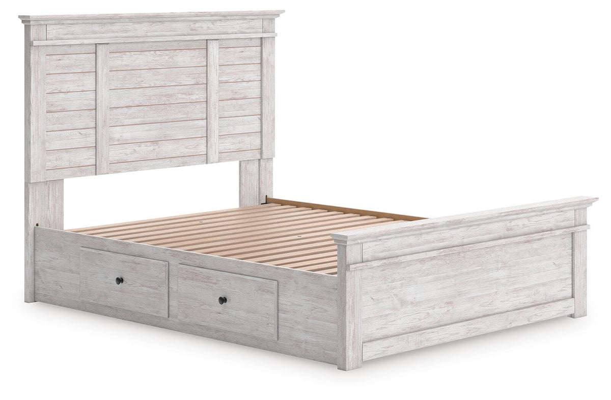 Makidern Queen Panel Storage Bed (PCB1171-SI) - Image 3
