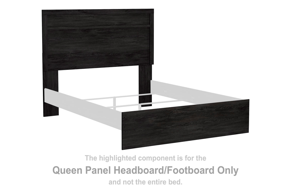 Belachime Panel Headboard/Footboard - Charcoal  (B2589-SI) - Image 3
