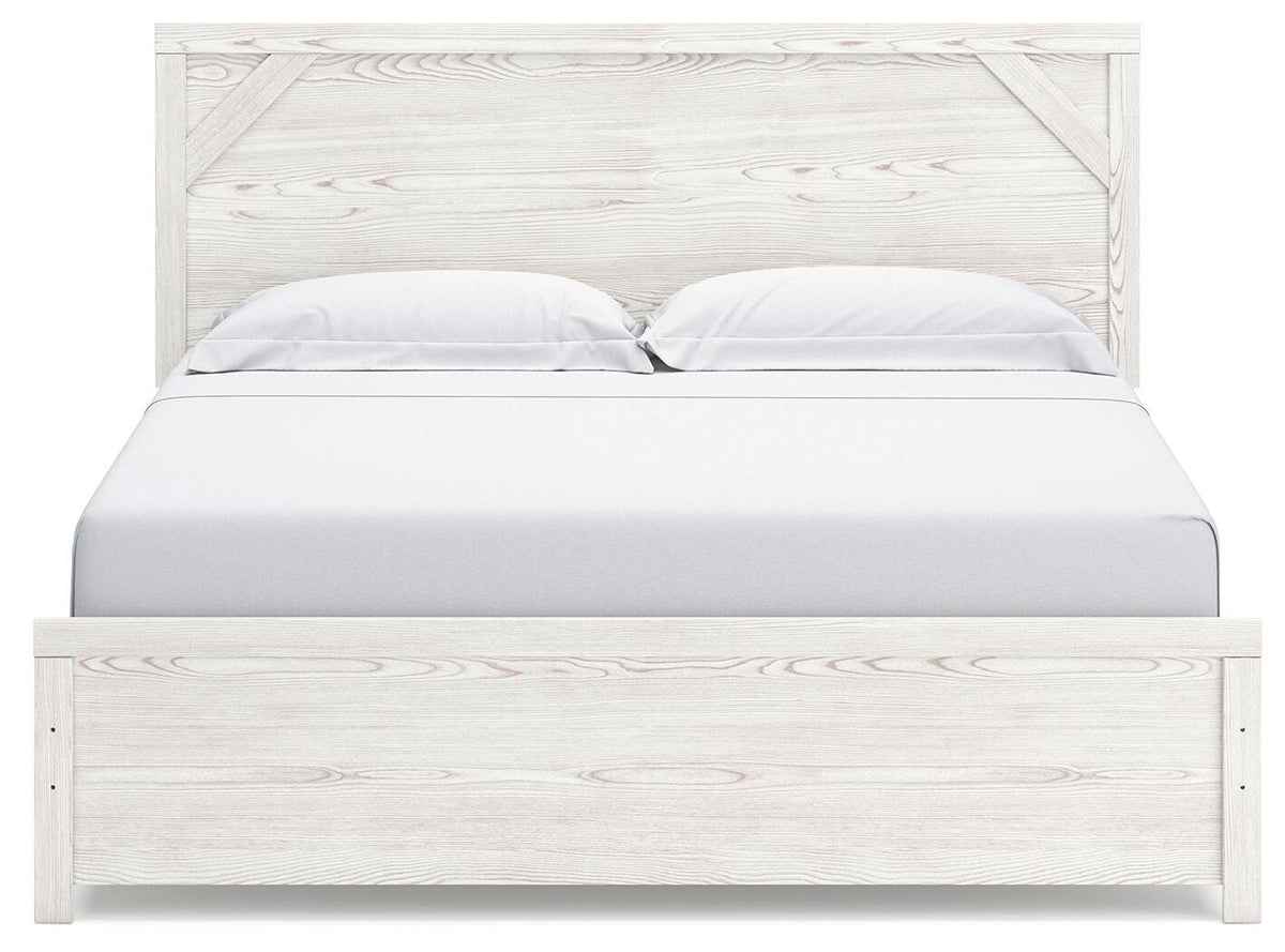 Gerridan Panel Bed - White/Gray  (B1190-SI) - Image 3