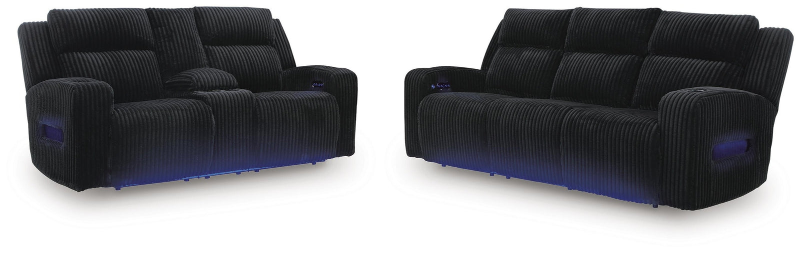 Belvarrow Power Reclining Sofa and Loveseat (PC64202-SI)