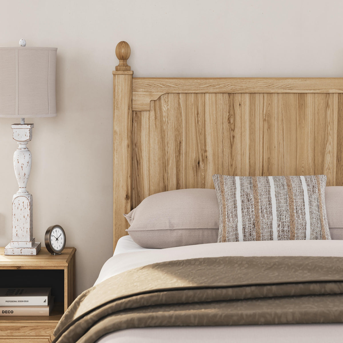 Aleaport Queen Panel Bed, Dresser, Mirror and Nightstand (PCB1075-SI) - Image 23