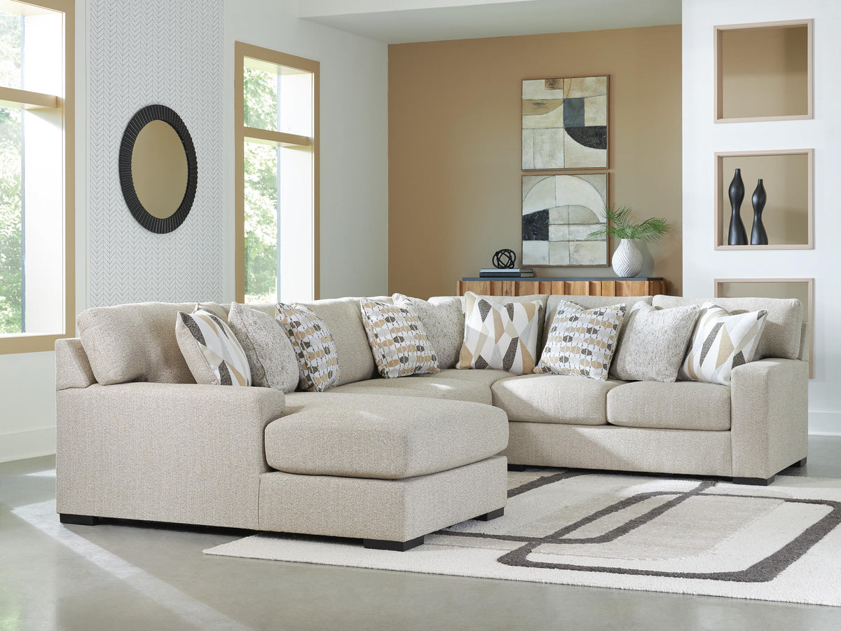 Laurelgrove 4-Piece Sectional with Chaise (75105-SI) - Image 2
