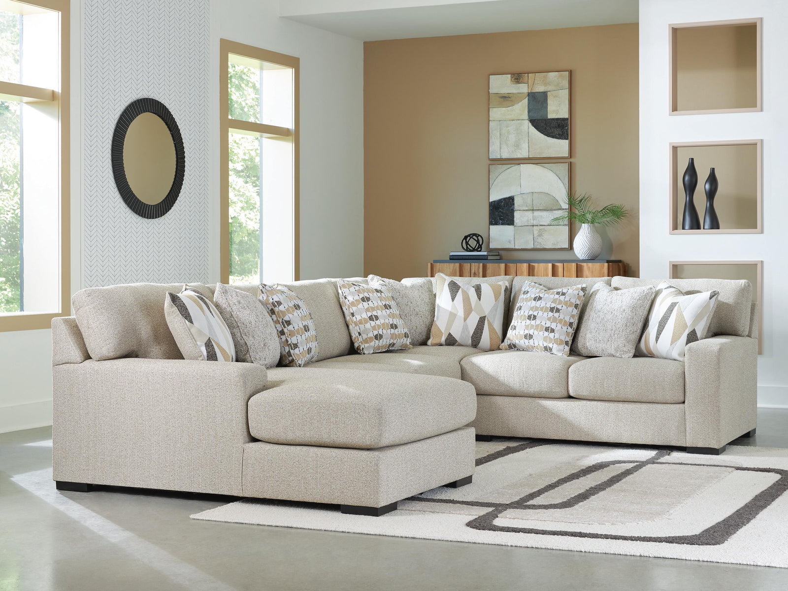 Laurelgrove 4-Piece Sectional with Chaise (75105-SI) - Image 2