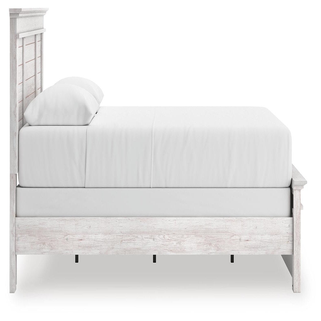 Makidern Queen Panel Bed, Dresser, Mirror and Nightstand (PCB1171-SI) - Image 11
