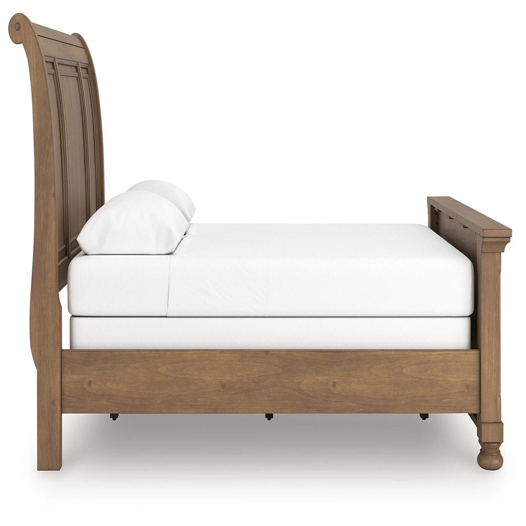 Feddinger Queen Sleigh Bed (PCB779-SI) - Image 7