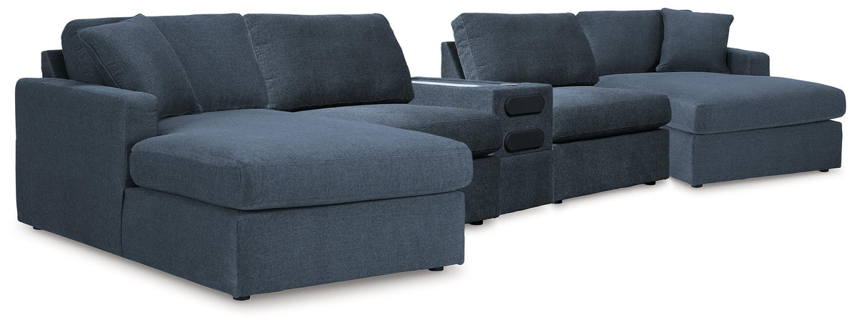 Modmax 5 Piece Sectional with Audio Console (92121-SI)