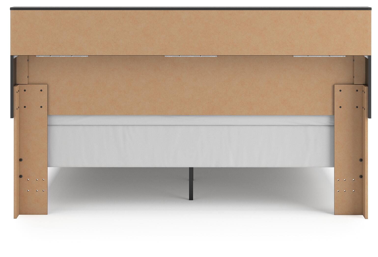 Broachmyn King Bookcase Panel Bed (PCB1118-SI) - Image 5