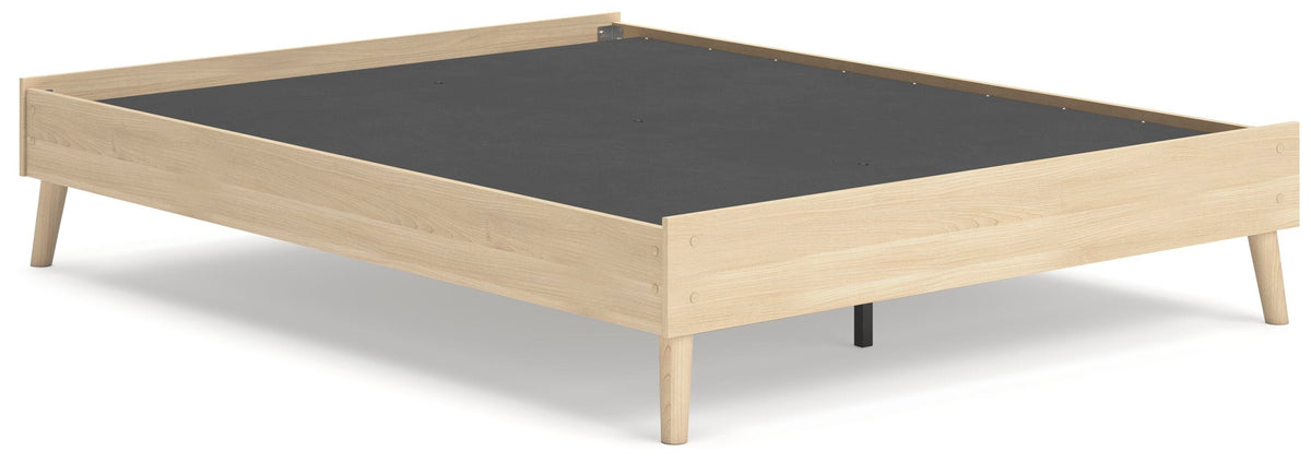 Cabinella Platform Bed - Tan  (EB2444-SI) - Image 2