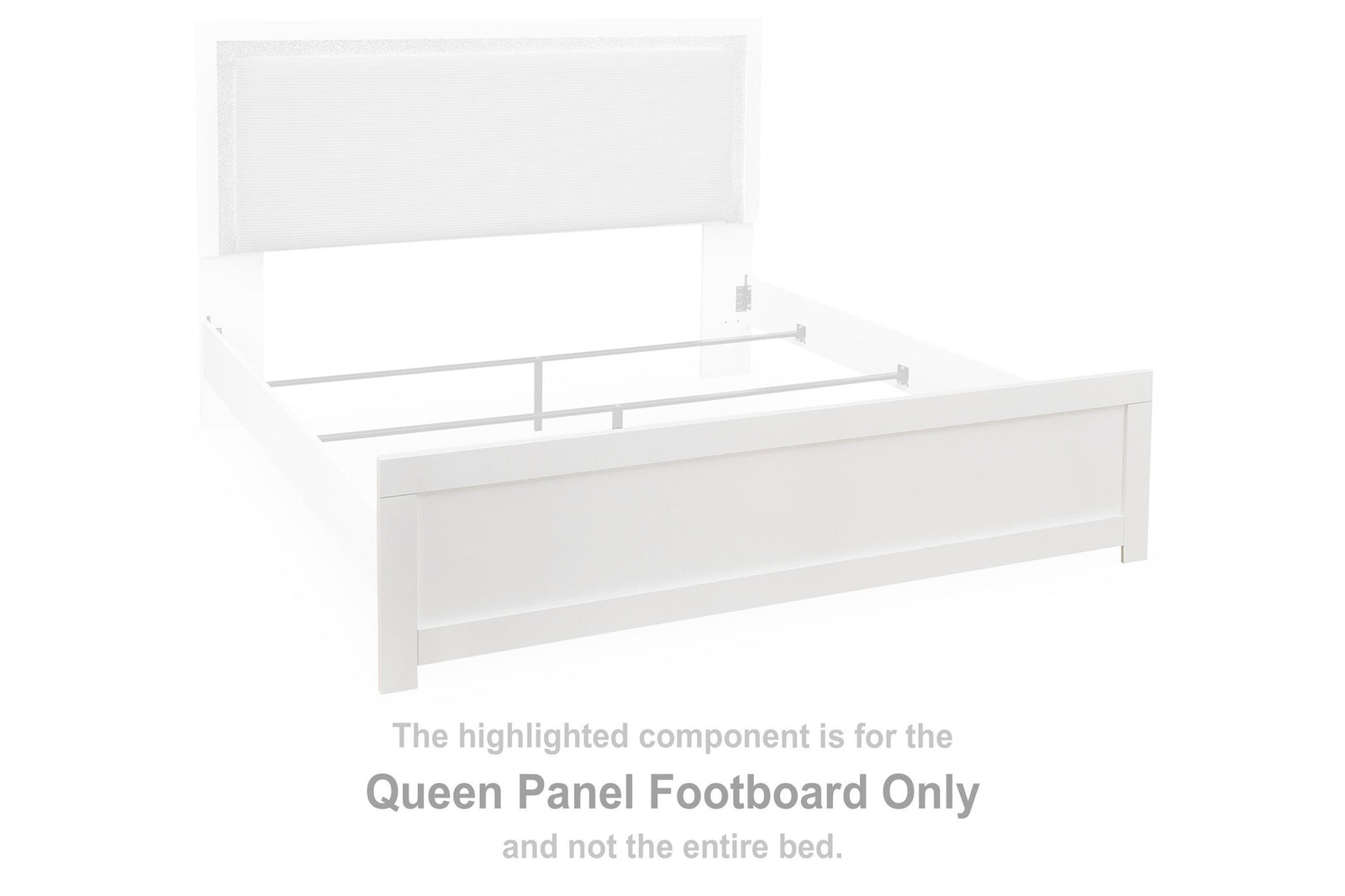 Maeling King Panel Footboard (PCB1119-SI) - Image 2