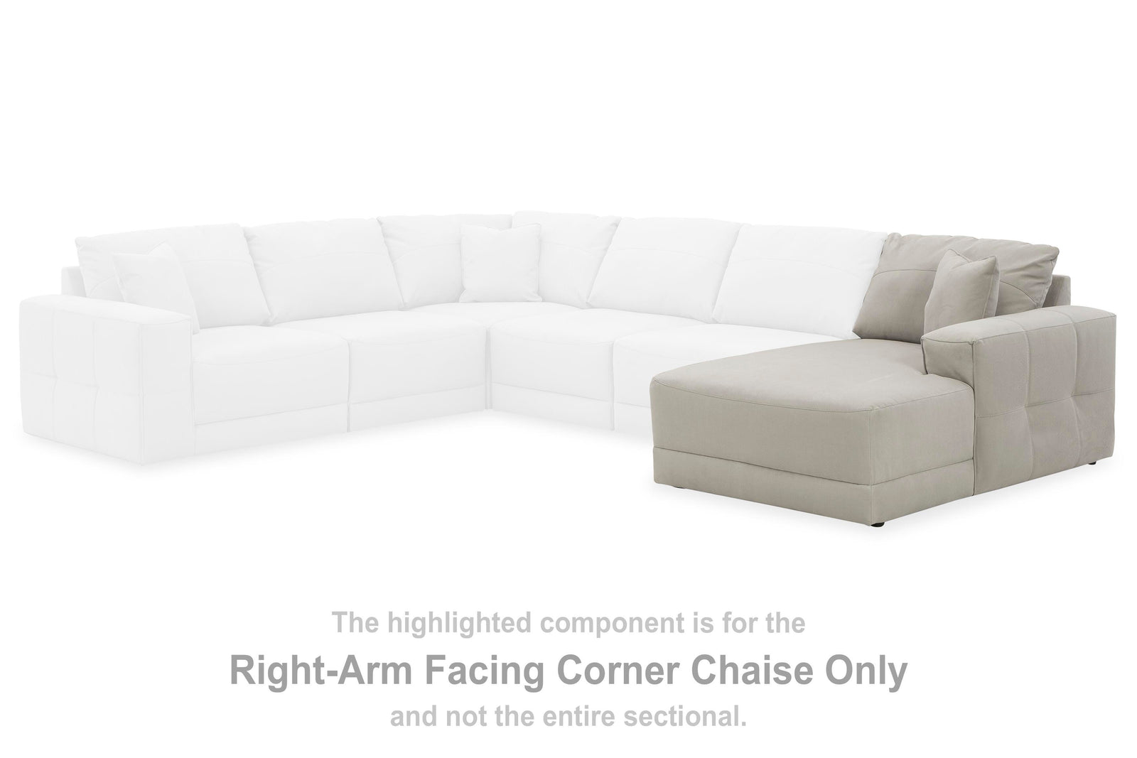 Next-Gen Gaucho Right-Arm Facing Corner Chaise (18304-SI) - Image 15