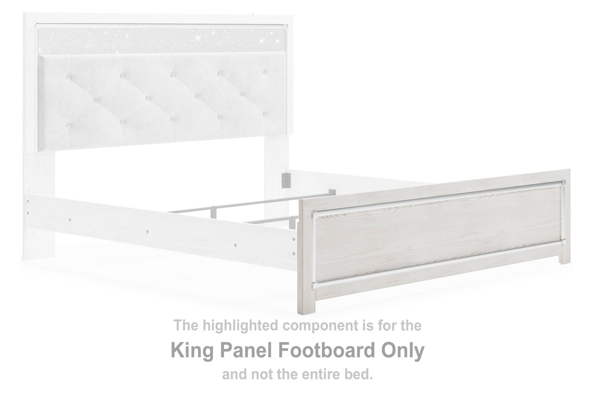 Altyra Panel Footboard - White  (B2640-SI)