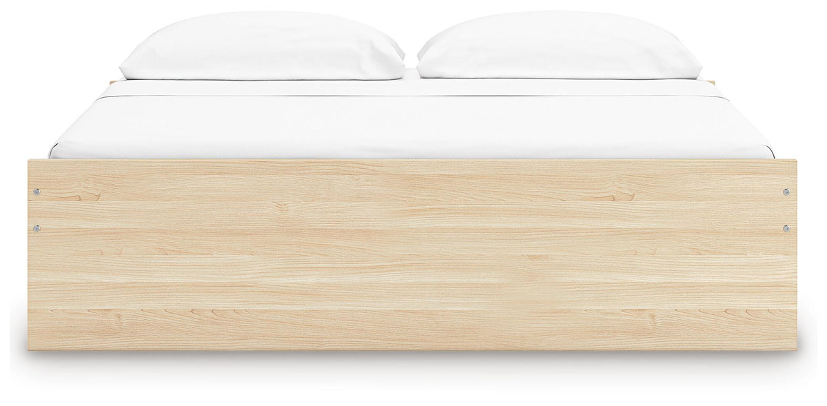 Onita Platform Bed with 1 Side Storage - Natural  (EB9632-SI) - Image 5