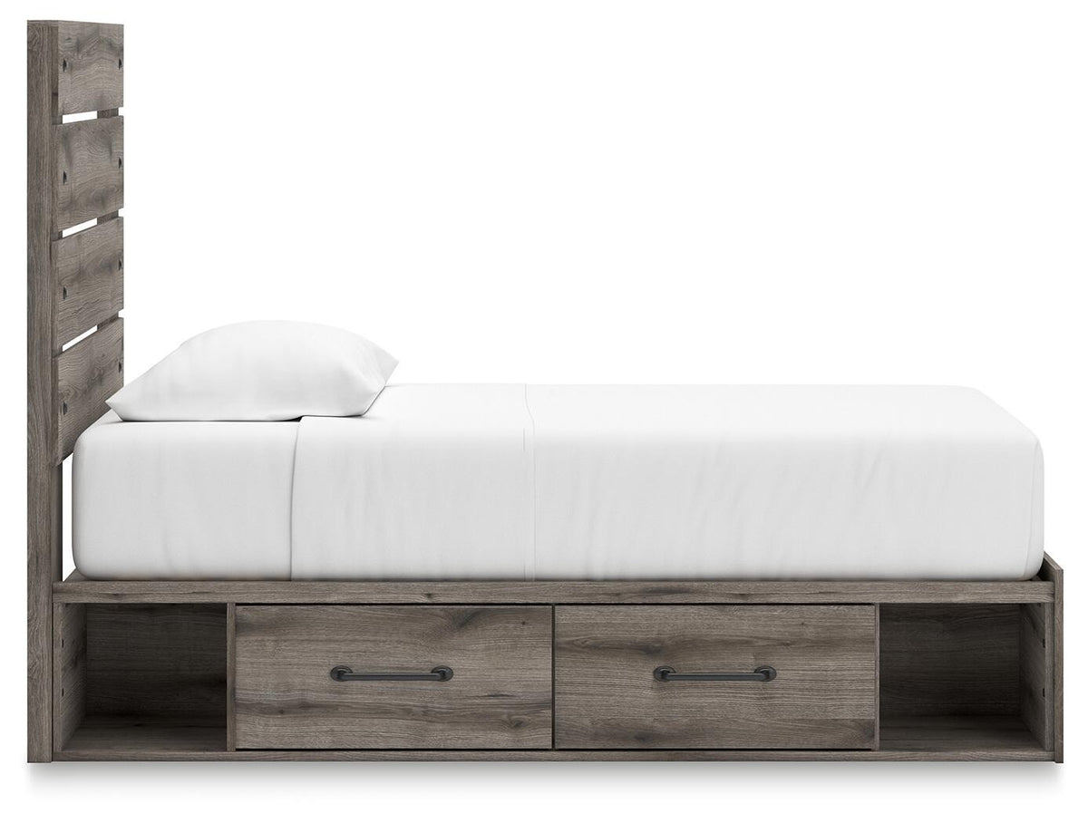 Graystorm Twin Panel Storage Bed (PCB2405-SI) - Image 8