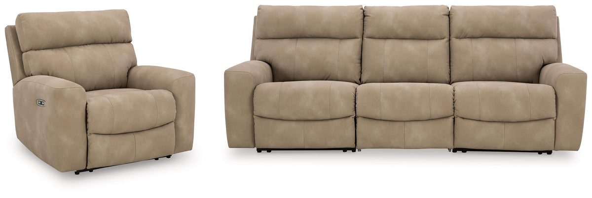 Next-Gen Durapella 3-Piece Sectional and Recliner (61004-SI)