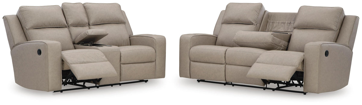 Lavenhorne Reclining Sofa and Loveseat (63307-SI) - Image 2