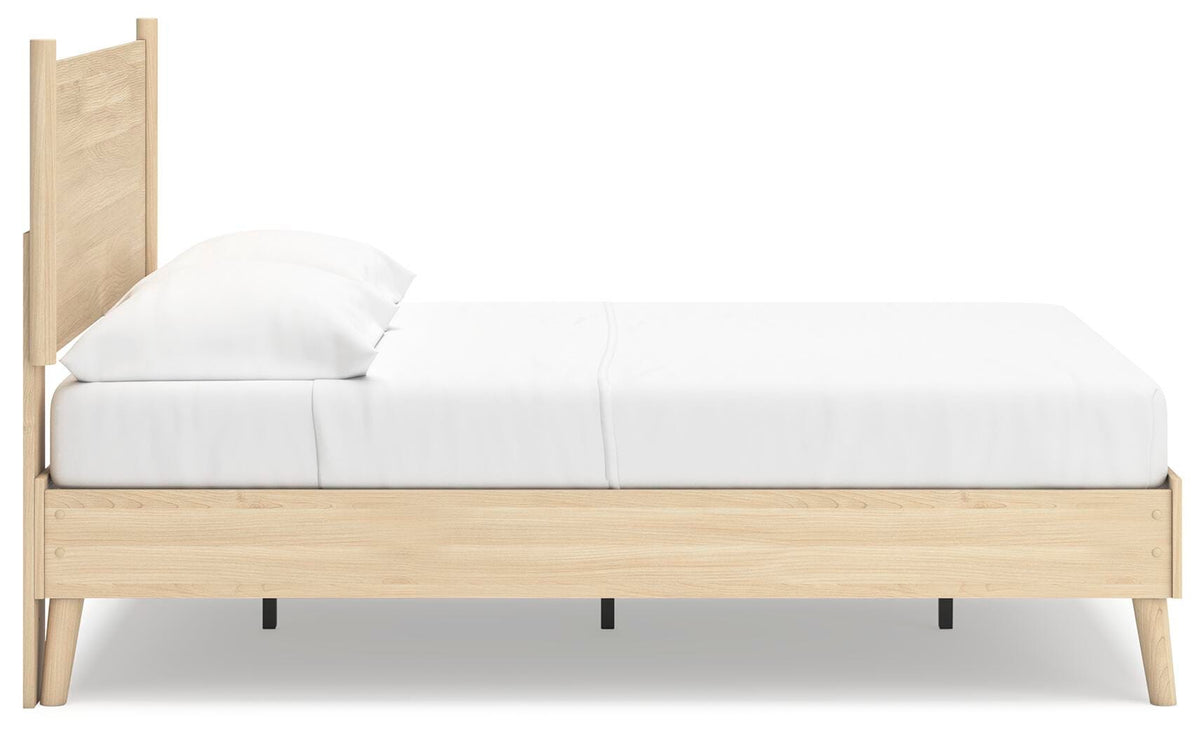 Cabinella Platform Panel Bed (Youth) - Tan  (EB2444-SI) - Image 7